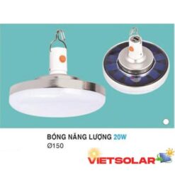 Bóng năng lượng mặt trời 20W - Ø150 dạng treo