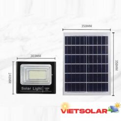 Đèn pha năng lượng mặt trời W248*L303 - LED 100W - ánh sáng trắng