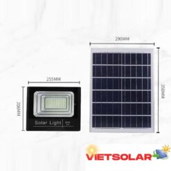 Đèn pha năng lượng mặt trời W206*L255 - LED 60W - ánh sáng trắng