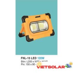 Đèn pha năng lượng mặt trời lưu động 120W