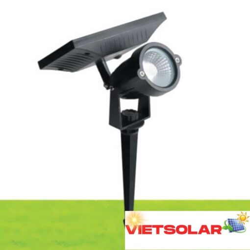 Đèn ghim cỏ năng lượng mặt trời 5W Ø73*H260, ánh sáng vàng