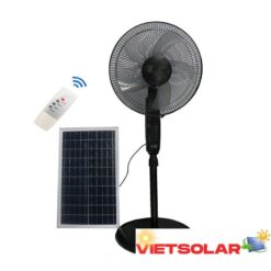 Quạt đứng dùng pin năng lượng mặt trời JinDian điều khiển