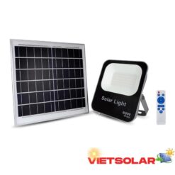 Đèn pha led năng lượng mặt trời KingEco 100W, a.s trắng