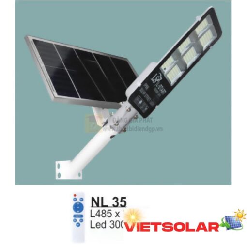 Đèn đường năng lượng Led 300W > 6500K - L485*W210 - có remote