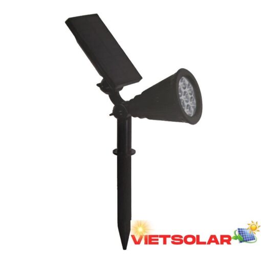 Đèn ghim cỏ năng lượng mặt trời 7W Ø73*H350, ánh sáng trắng & vàng