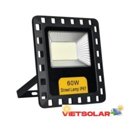 Đèn Pha NLMT 60W - L215*W50*H235, Tấm Pin: 6V-8W (L220*H340)