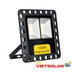 Đèn Pha NLMT 100W - L215*W50*H235, Tấm Pin: 6V-15W (L220*H340)