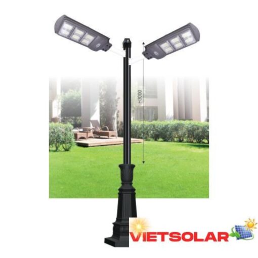 Đèn trụ ngoài trời Euroto Ø1500*H3600 - LED 150W*2 - Ánh Sáng Trắng & Vàng
