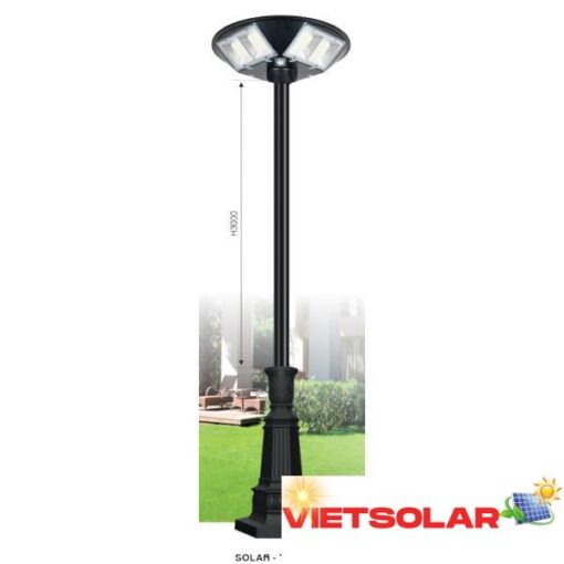 Đèn trụ ngoài trời Euroto 6V-18W, Sạc 20AH