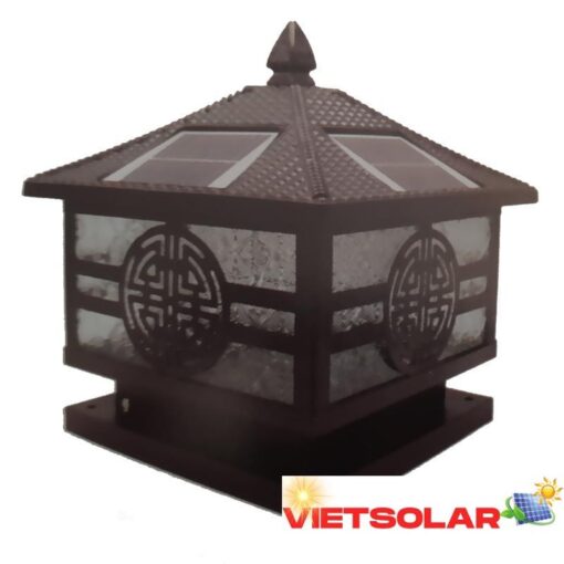 Đèn trụ cổng Sano led 4W - ánh sáng trắng, E27*1 - Ø250*L250*H300 mm