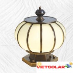 Đèn trụ cổng tròn Ø300*H330 - E27*1 + 6W, có remote