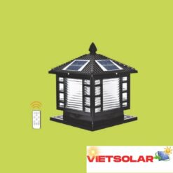 Đèn trụ năng lượng mặt trời 3 màu ánh sáng