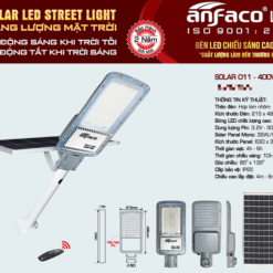 Đèn đường Led Anfaco SOLAR 011-400W  SOLAR 011 - 400W