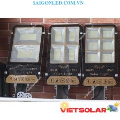 Đèn đường năng lượng mặt trời 100w kiểu bàn chải nhiều khoang DSY