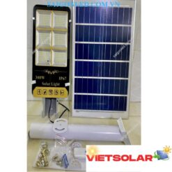 Đèn đường năng lượng mặt trời 300w kiểu bàn chải nhiều khoang DSY