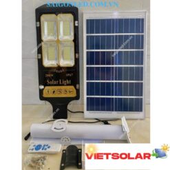 Đèn đường năng lượng mặt trời 200w kiểu bàn chải HL DSY