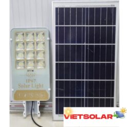 Đèn đường năng lượng mặt trời 300w kiểu bàn chải 12 khoang DSY