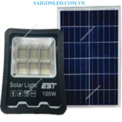 Đèn pha năng lượng mặt trời 100w nhiều ô CQ DSY