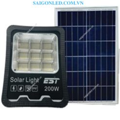 Đèn pha năng lượng mặt trời 200w nhiều ô CQ DSY